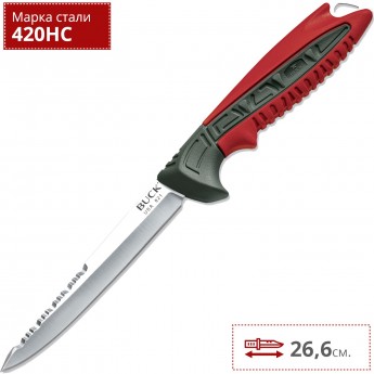 Нож BUCK 021RDS CLEARWATER, BAIT KNIFE