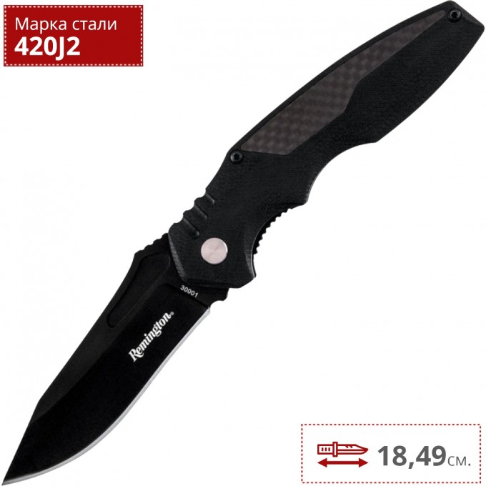 Нож BUCK LINER LOCK BLACK OXIDE COATED R30001