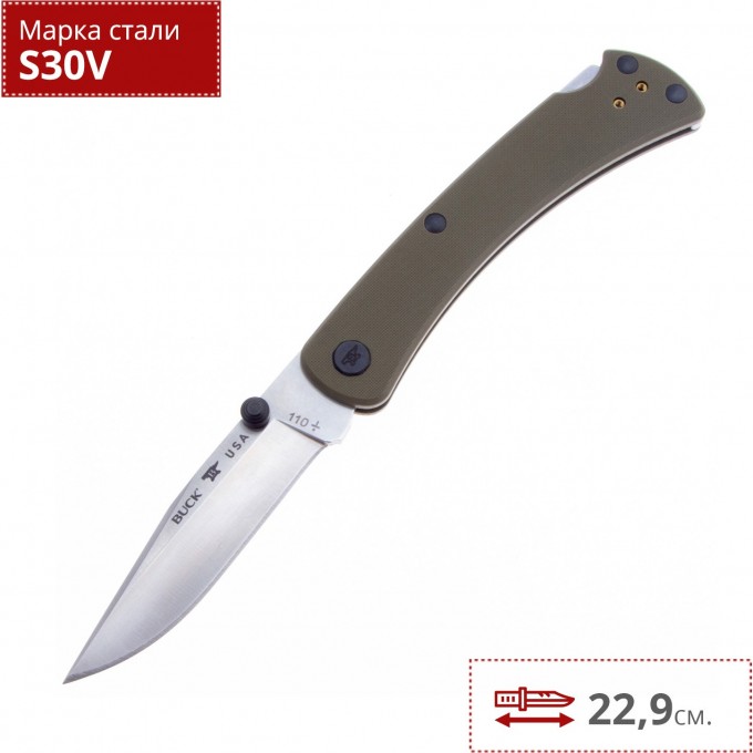 Нож BUCK SLIM PRO TRX B0110GRS3